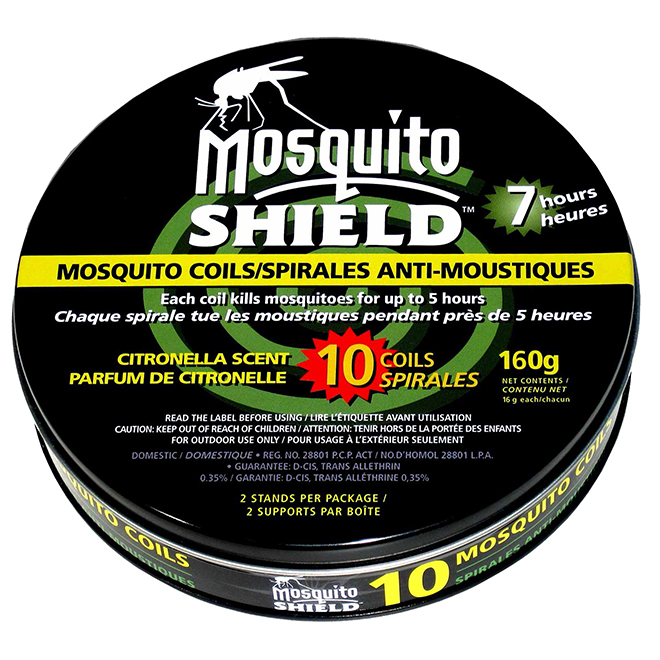MOSQUITO SHIELD Mosquito Coils - Citronella Scented - 160 g - 10 Pack  MS0402 | RONA
