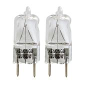 Bazz Halogen Light Bulb - 20-W - 120-V - G8 Mini Bi-Pin - 2 Per Pack