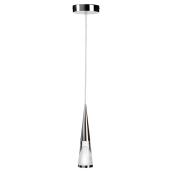 Luminaire suspendu à 1 lumière DEL « Nexa », chrome