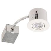 Recessed Light - 7W LED - 3 3/8" - Matte White