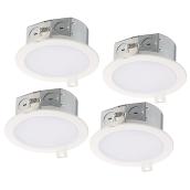 Recessed Lights - Slim - 11W LED - Matte White - 4/Pk