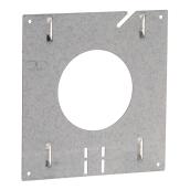 BAZZ Mounting Plate for Recessed Downlights - 3 3/8-in - Galvanized Aluminum