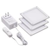 Bazz Under-Cabinet LED Panels - Surface-Mount - 4-in x 4-in