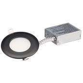 Dimmable Slim Recessed Light - 11 W LED - Matte Black