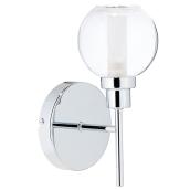 Sphere Dimmable Wall Sconce - 40 W LED - Chrome