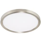 Flush-Mount LED Ceiling Light - Round - 24 W - Chrome