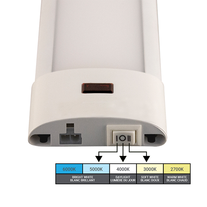 Bazz Under-Cabinet Light with Motion Detector - LED - 8 W - 18-in