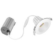 Bazz 2-in LED Dimmable Recessed Light Fixture - Matte White - 8W