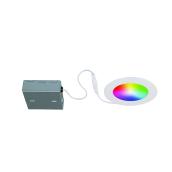 Bazz Smart 4-in RGB Wi-Fi Dimmable LED Recessed Light - Matte White