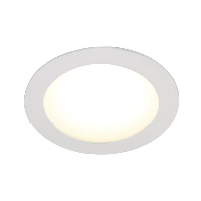 Bazz 6 1/4-in LED Dimmable Recessed Light - White - 11W