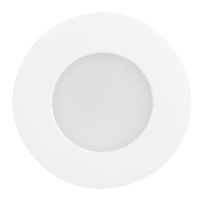Bazz Disk Radiant 4 1/4-in LED Recessed Light Fixture - Matte White - Dimmable - 4-Pack