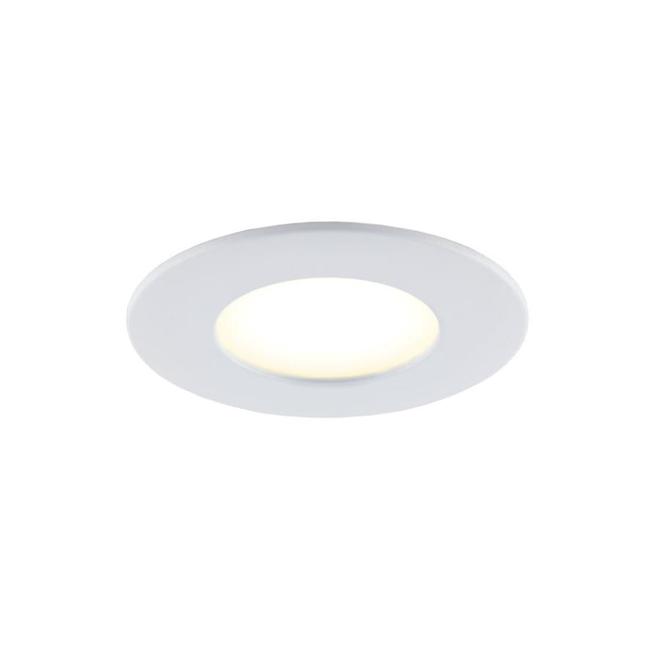 Bazz Matte White Slim 4 1/4-in Recessed Ceiling Light - Dimmable - 11W -  400 K - Cool White LED SLDSKB4KW