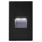 Bazz Integrated LED Recessed Step Light - Black Trim - Vertical/Horizontal - 2 3/4-in L x 4 1/2-in H