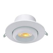 Bazz Recessed LED Light of 2-in 11 W Round Directional - White