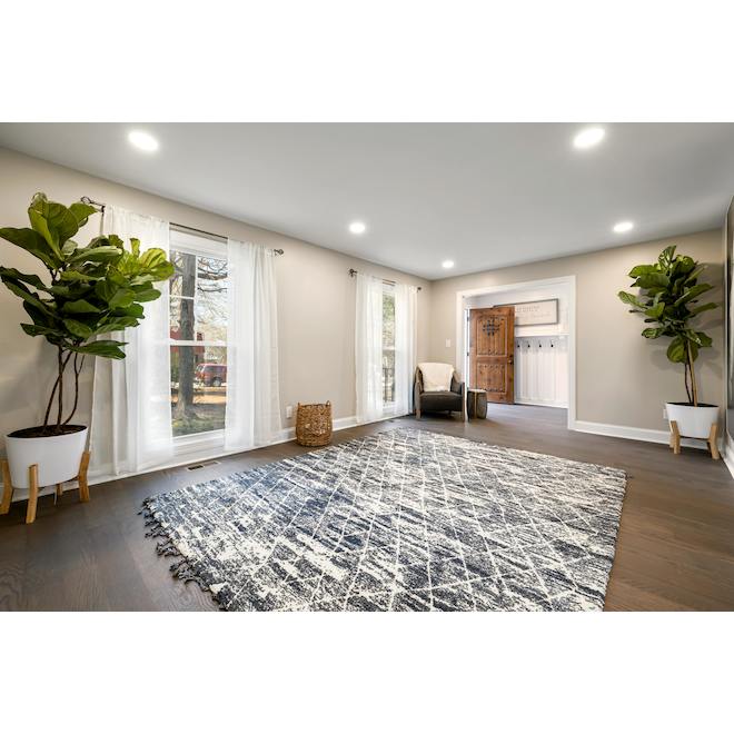 BAZZ 6-in 11 W Round Recessed LED Light and Fire Rated - White