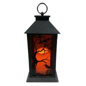 LED Halloween Candle Lantern - 13'' - Orange