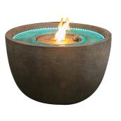 LED Fountain Firepit - 24" - Cement