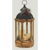Holiday Living Lantern with Ribbon - 60 cm - Wood