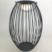 Lanterne extérieure Infinity, métal, 13,78 po x 9,25 po, noir