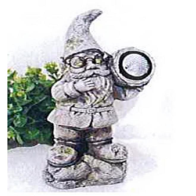 Infinity Solar Gnome Statue, Polyresin