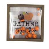 Décoration de citrouilles encadrées Infinity, 7,87 po