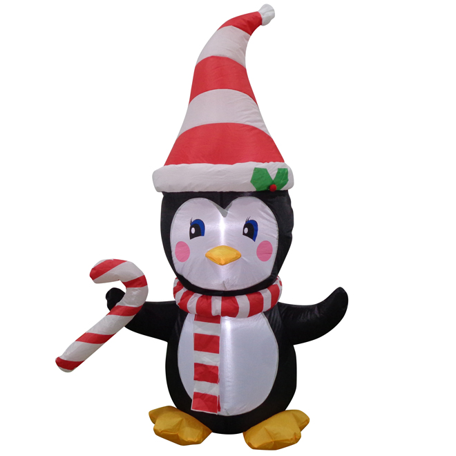 CELEBRATIONS BY L&CO Inflatable Christmas Penguin 47.25-in