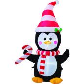 Holiday Living Inflatable Christmas Penguin 47.25-in