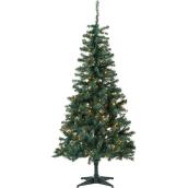 Célébrations BY Landon & Co. BALSAM, 6-ft Pre-Lit Slim Artificial Christmas Tree with 250 LED lights