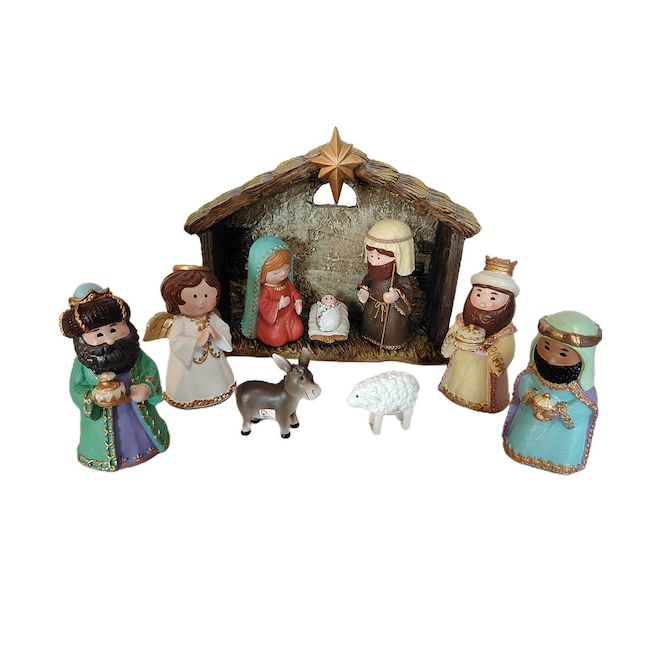 Celebrations BY L&CO Nativity Scene Set - 10 Pieces