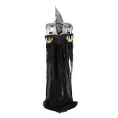Célébrations BY Landon & Co. Black Animated Standing Witch 72-in Plastic Halloween Decoration