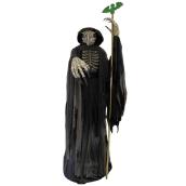 Célébrations BY Landon & Co. Black Animated Standing Plague Doctor 10-in Plastic Halloween Decoration