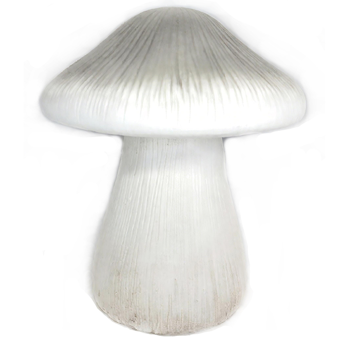 Landon & Co. Decorative Mushroom in Magnesium Oxyde 12 x 15-in - White