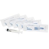 Seringue jetable en plastique, 6 ml, emballage de 6