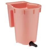Seau d'alimentation pour veau avec tétine, 8 l