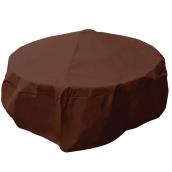 Elemental 38-in x 18-in Brown Fabric Outdoor Firepit Cover