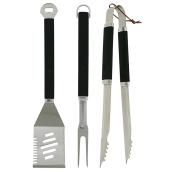 Barbecue Tool Set - 3 Pieces - Stainless Steel