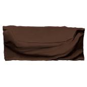 Elemental 60 x 35 x 32-in Premium Dark Brown Polyester Outdoor Loveseat Cover