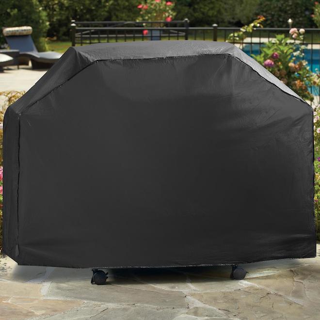 Mr. Bar-B-Q cover for 3- to 5-Burner Barbecue - 65-in - Black