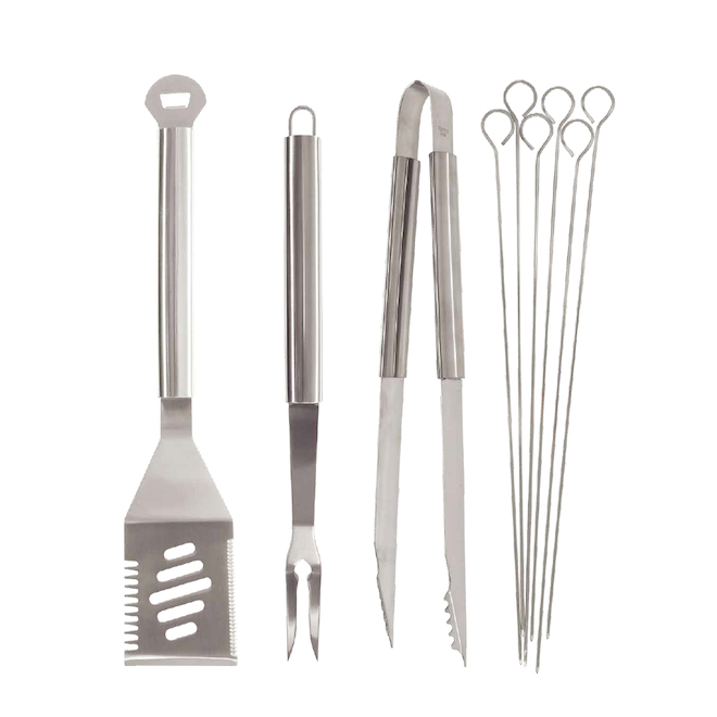 Mr. Bar-B-Q 9-Pack Stainless Steel Grill Tool Set