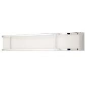 Canarm Melina Bedroom Vanity Light Fixture - 2 32-Watt Bulbs (Not Included ) - Chrome Finish with Opal Glass Shade