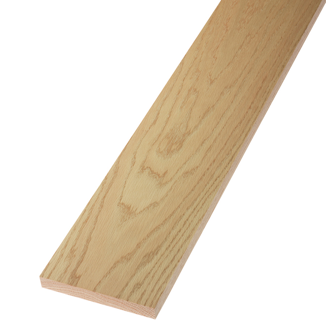 Dry Red Oak Lumber 1 in x 6 in x 4 ft