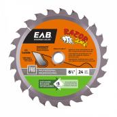 EAB Ultra Thin Kerf Saw Blade - Carbide Tipped - 24 Teeth - 6 1/2-in dia