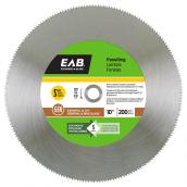 Lame de scie circulaire en acier pour lambris, 10 po