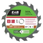 EAB Exchangeable Saw Blade - Carbide Tipped - 6 1/2-in dia - 16 Teeth - 1 Per Pack