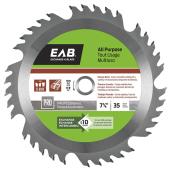 EAB All Purpose Carbide Saw Blade - Single Direction - 7 1/4-in dia - 35 Teeth