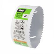 EAB Recyclable and Exchangeable Industrial M3 Hole Saw - 4-in Dia - 1 5/8-in Cutting Depth - Bi-Metal - Non-Arboured