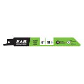 EAB Reciprocating Saw Blade - 6-in L - 18 TPI - High Speed Steel