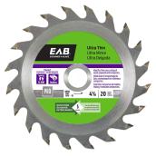 Lame de scie circulaire 20 dents, 4 3/8
