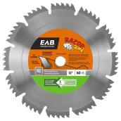 EAB Razor Back 12-in Professional Finishing Saw Blade - 1-in Arbour - 6-TPI - ATB Teeth - Carbide-Tipped