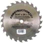 EAB Construction Pro Wood Saw Blade - Carbide - 8 1/2-in Dia - 24 Tooth